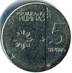 新5センティモコイン　表