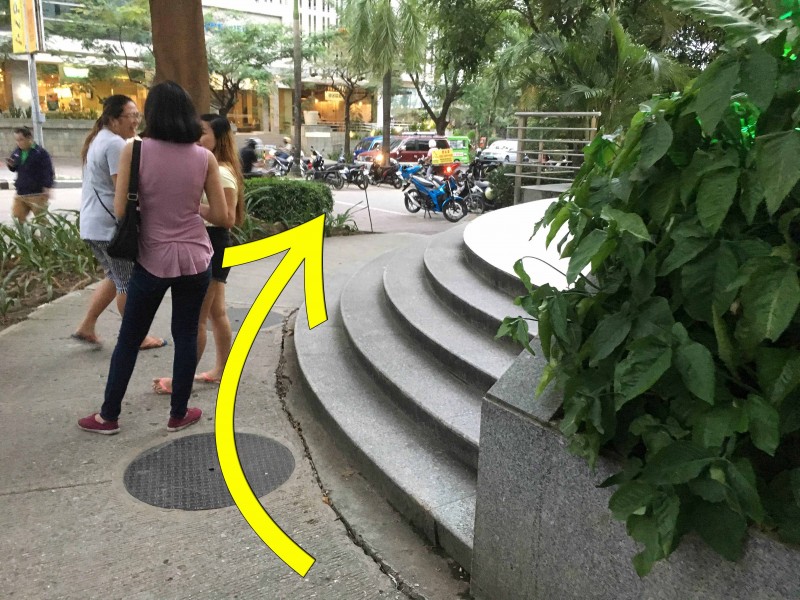 喫煙所までの行き方