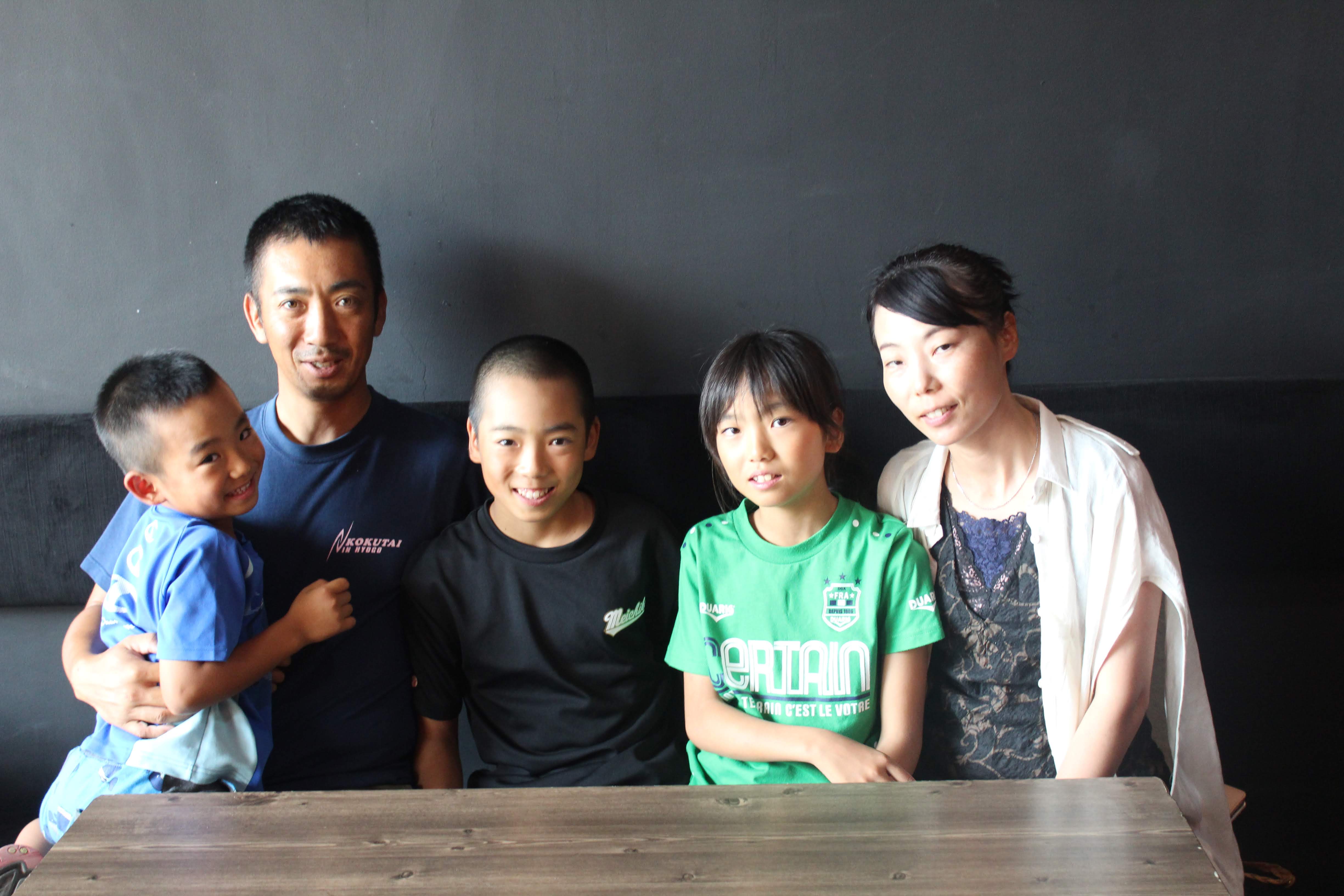 家族5人、仲の良い木村ファミリー