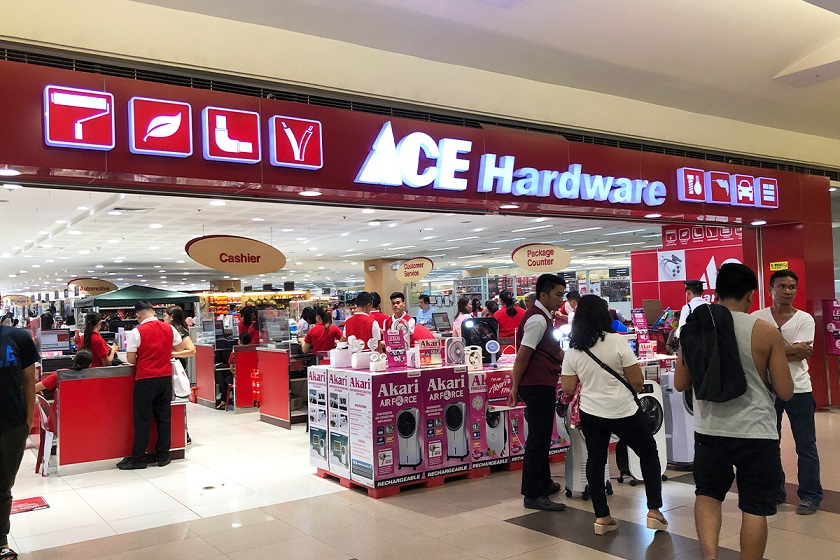 フィリピンの家電量販店『ACE』です